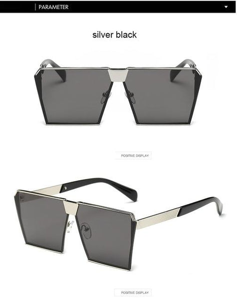 Square Flat lens Sun Glasses