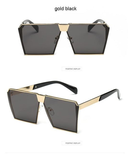 Square Flat lens Sun Glasses