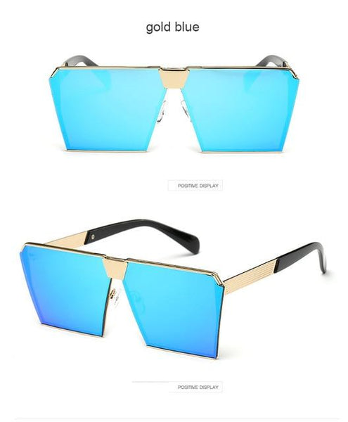 Square Flat lens Sun Glasses