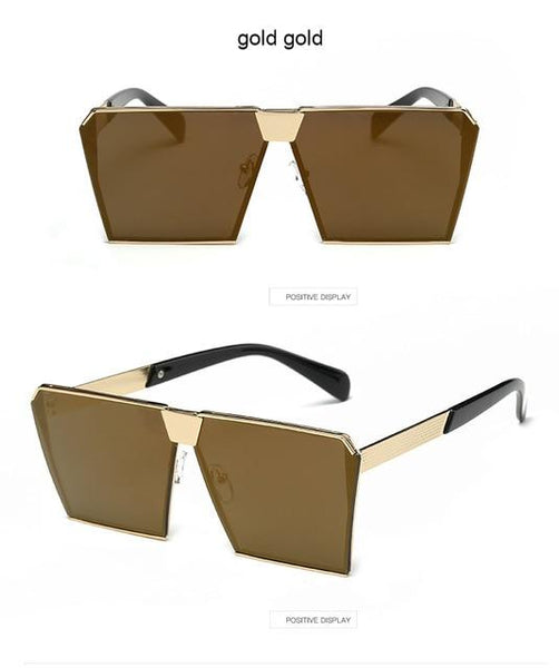 Square Flat lens Sun Glasses