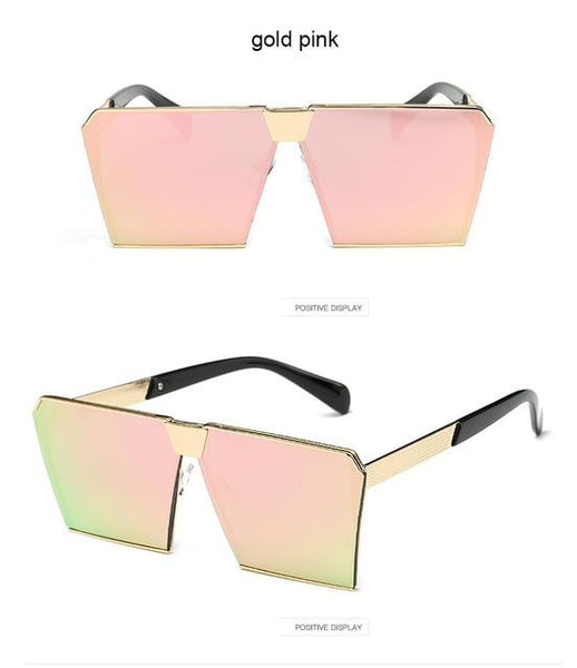 Square Flat lens Sun Glasses