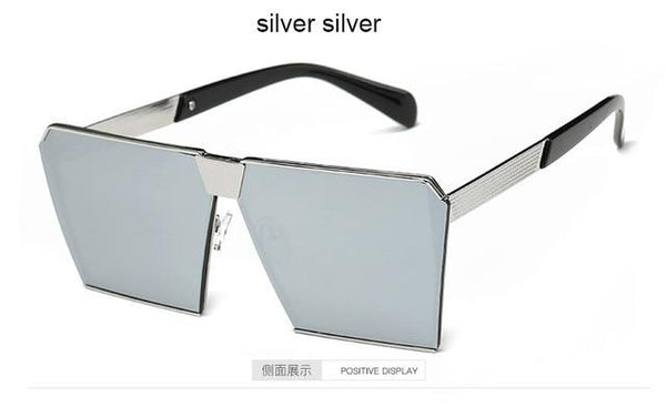 Square Flat lens Sun Glasses