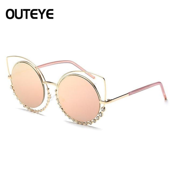 Round Mirror Sun Glasses