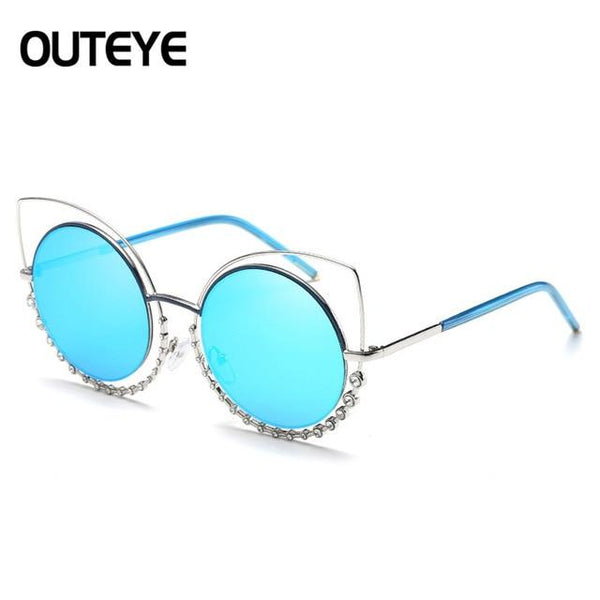 Round Mirror Sun Glasses