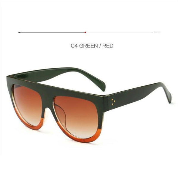 Electroplated Rivet Sun Glasses