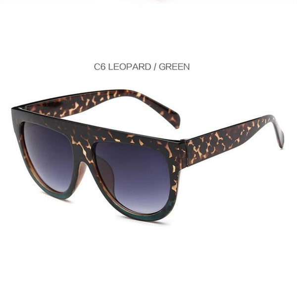 Electroplated Rivet Sun Glasses