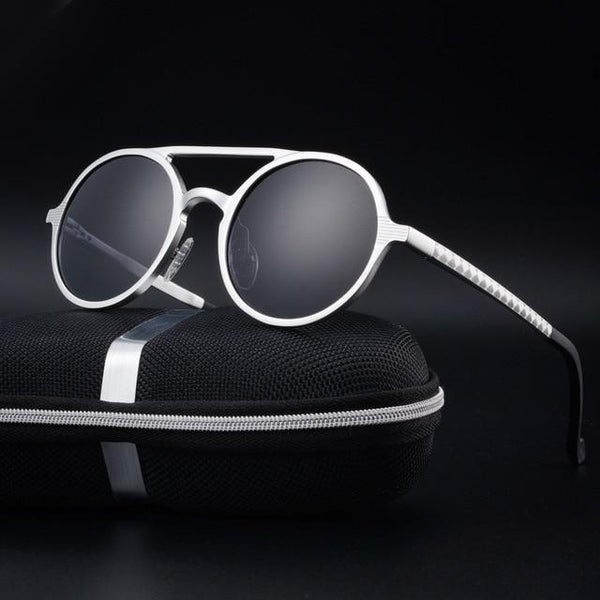 Round Frame Sun Glasses